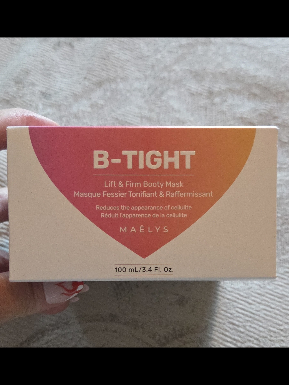 MAÉLYS B-Tight Lift & Firm Booty Mask - Pink/Peach